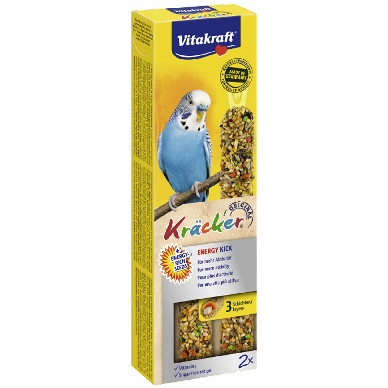 Kräckers til Undulat